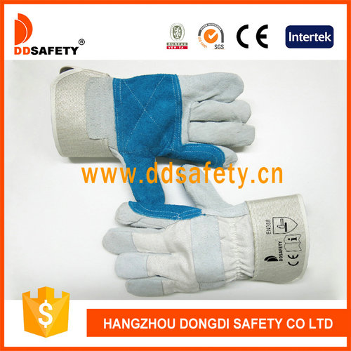 Double leather glove Double leather glove